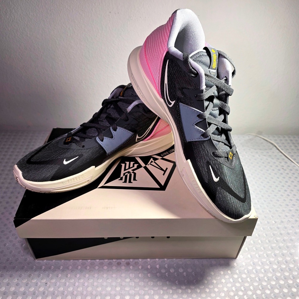 Nike Kyrie Low 5 Community Mens Basketball Shoes Iron Grey Pink Size 11